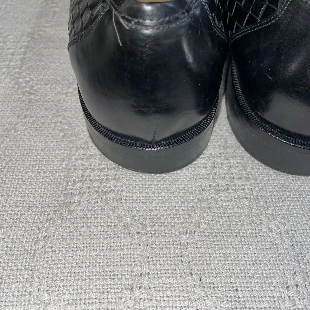 Johnston & Murphy Domani Men’s Dress Loafers Size 10.5 M Black Leather Business